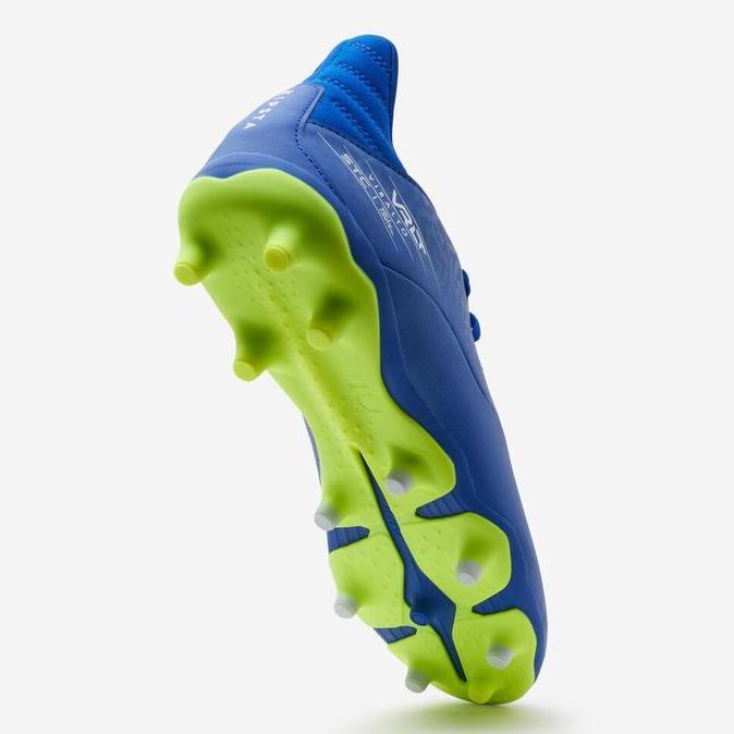 DECATHLON KIPSTA Sepatu Bola Viralto I FG - Biru/Kuning - 8787338