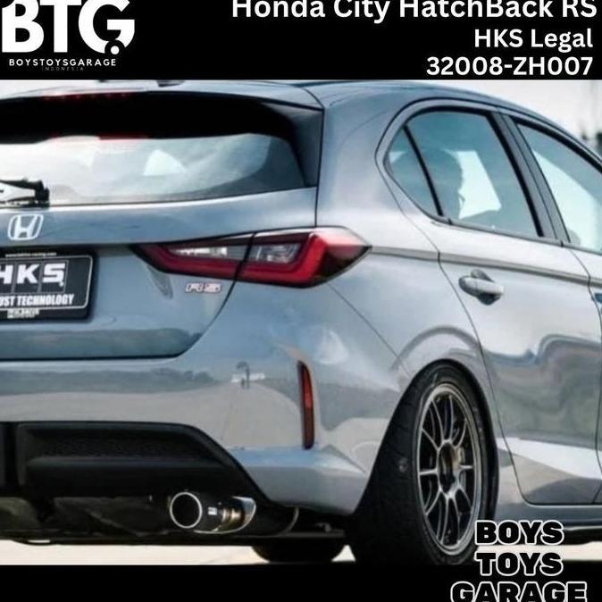 Knalpot HKS Honda City HB Hatchback RS 1.5 GN HKS Legal Muffler Ori Terlaris