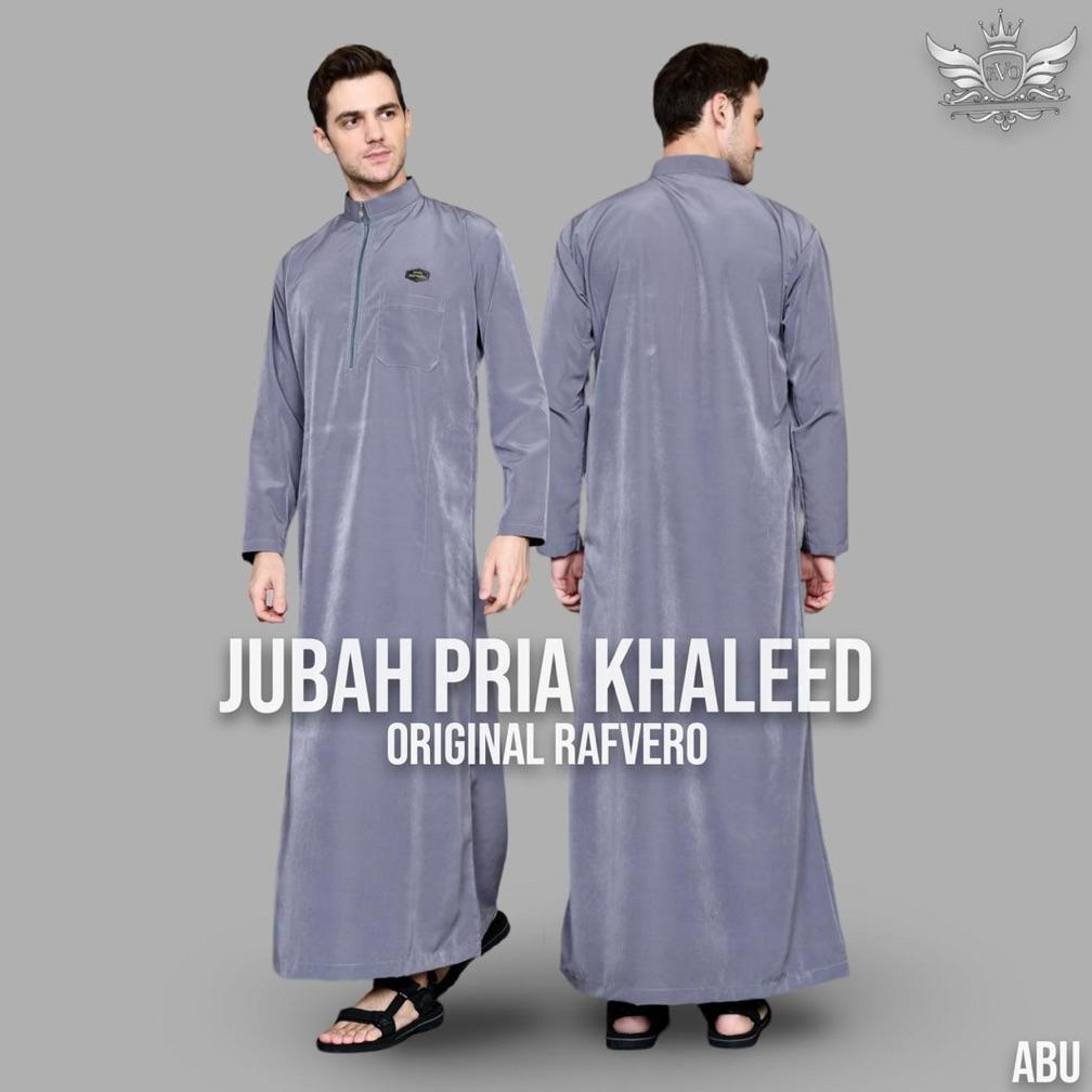 sale Jubah Khaleed Pria - Jubah Katun Toyobo Premium - Gamis Pria Dewasa Hitam Polos- Gamis Pria Ter
