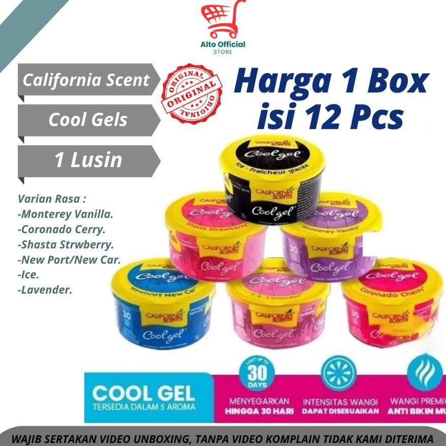 PROMO Parfum Mobil California Scent COOL GELS [1 Box isi 12Pcs] Original