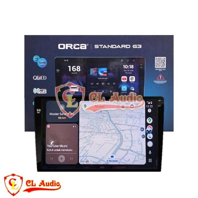 Head Unit Android 9 Inch ORCA OEM Toyota Vios 2008-2012 Terlaris