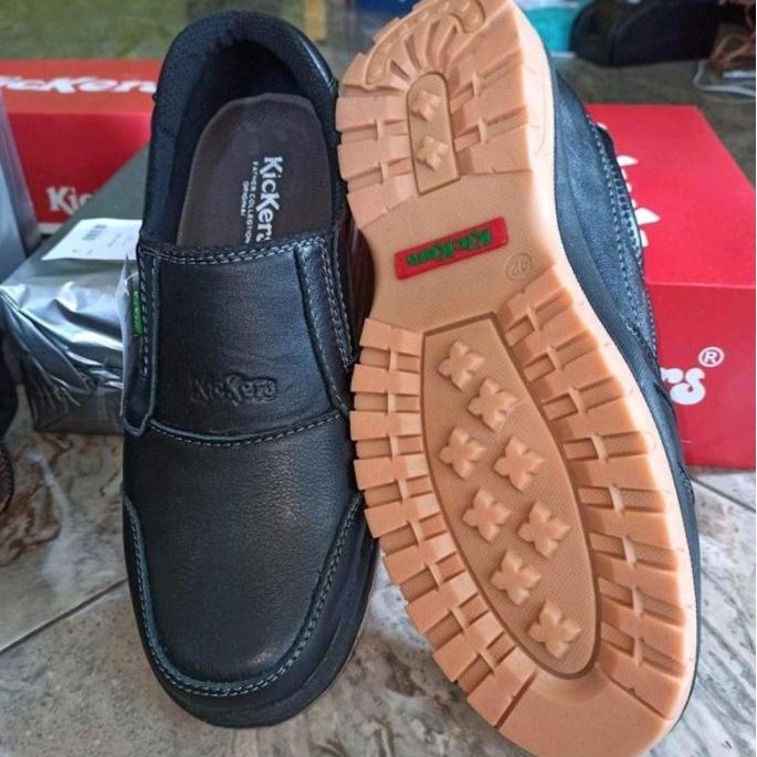 sepatu kulit pria bahan full kulit sapi asli Shoes Karet Flat