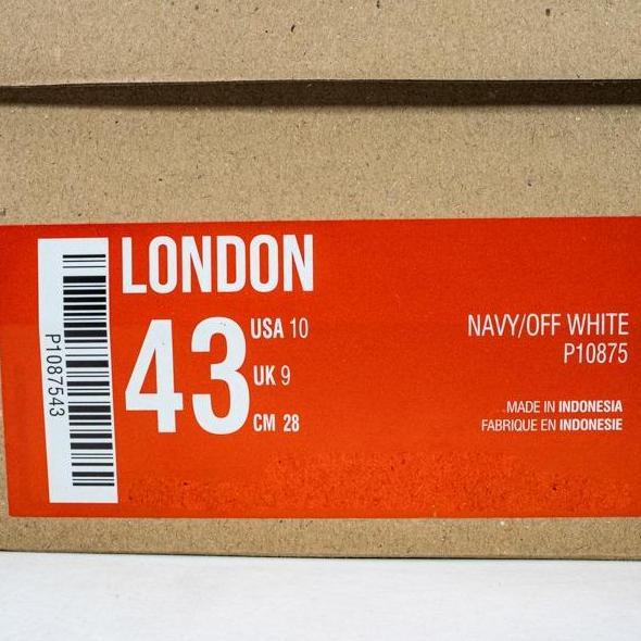 Sepatu Skate Piero Orinal London Navy Off White P15 BNIB