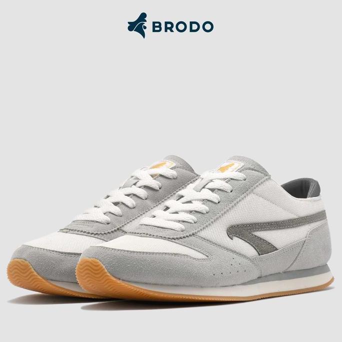 BRODO - Sneakers Tizano White Grey