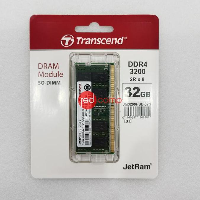 Transcend JetRam DDR4 32GB 3200 MHz SODIMM (JM3200HSE-32G)