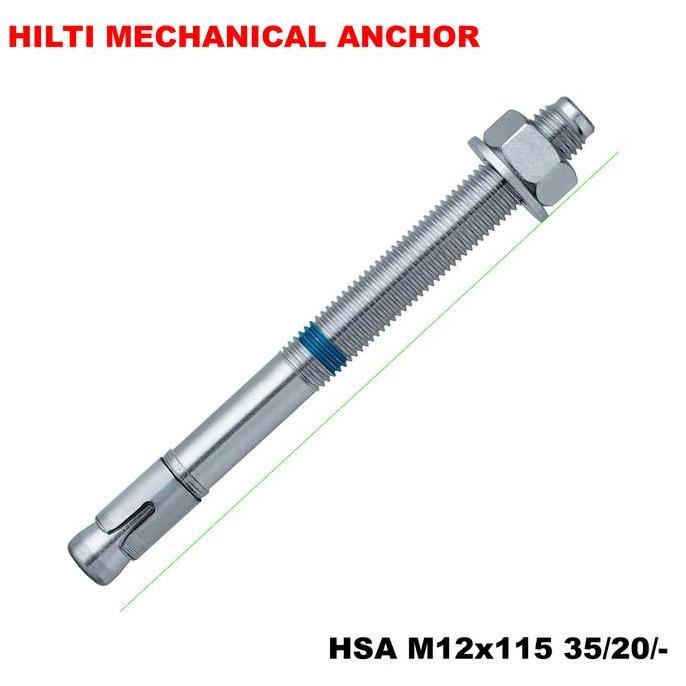 Dynabolt Anchor Hilti Hsa M12X115 Baru