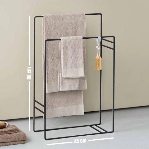 Jemuran Handuk Full Besi / Rak Jemuran Handuk Besi