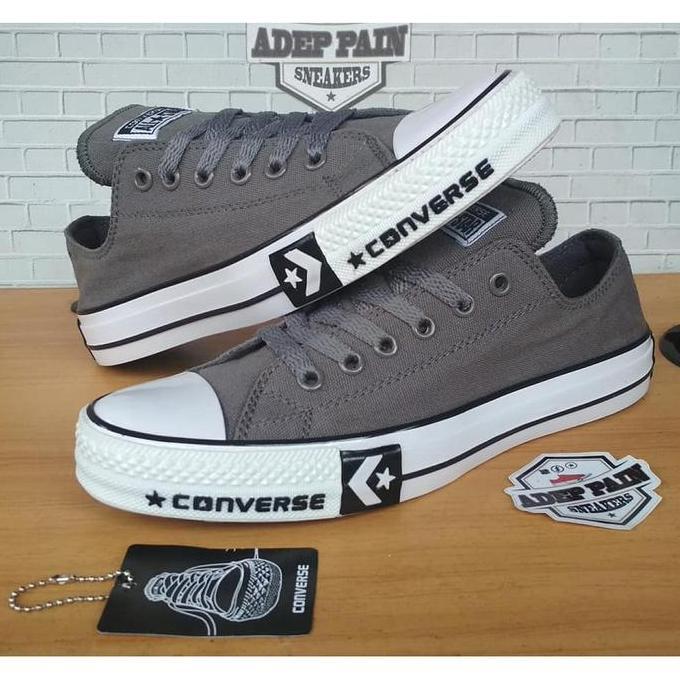 Terlaris Sepatu All Star Converse Grey Motif