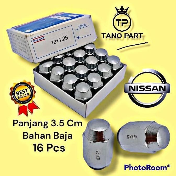 Mur Roda Racing Baut Lugnut Mobil Nissan Grand Livina Serena Elgrand Bahan Baja Car Best Quality