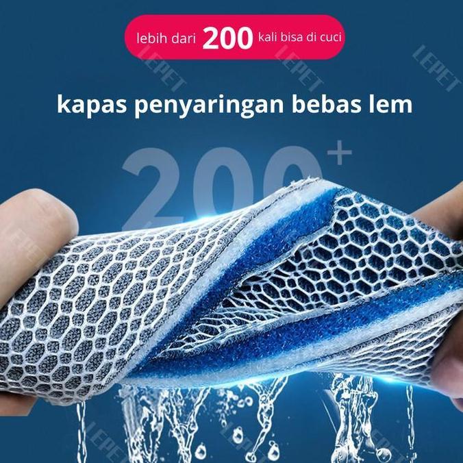LEPET 9Layers Filter Aquarium A21 Spons Tangki Ikan Ada Lem Busa Biokimia