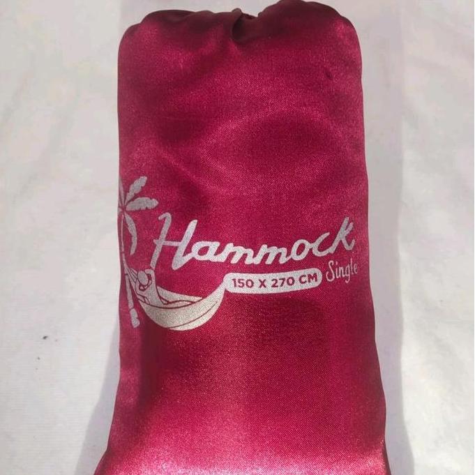 Hammock Single Tali Webing Tebal