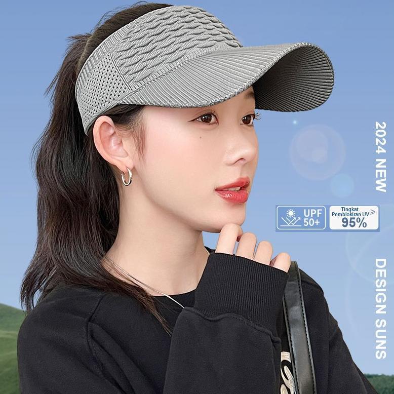 Recommended` Vary Vase Topi Golf Tennis Rajut Katun Elastis Topi Baseball Gaya Korea Topi Olahraga W