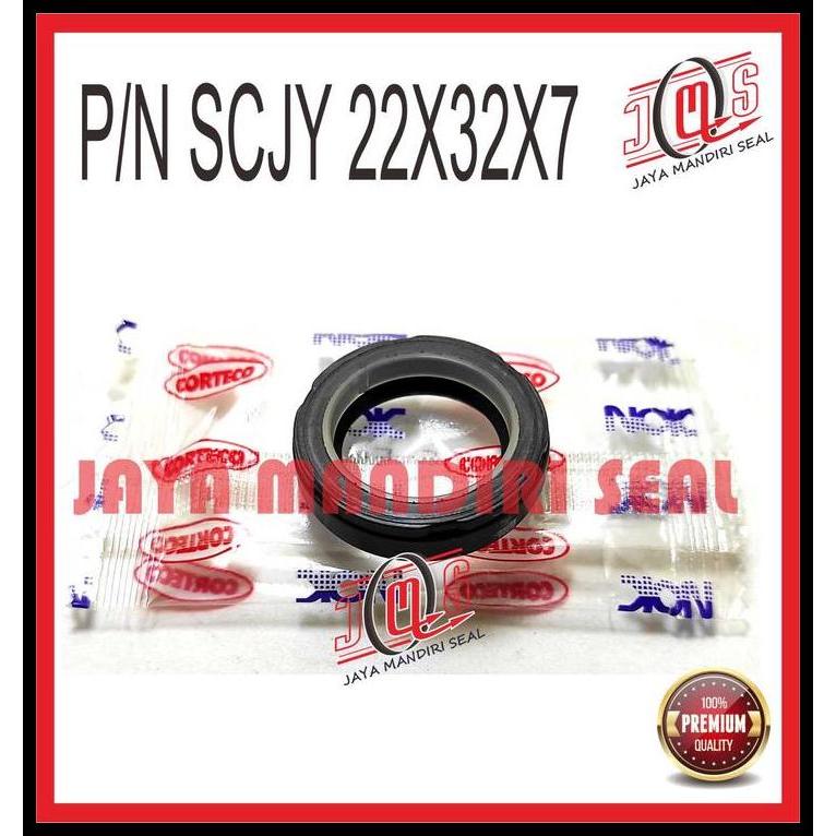 DISKON OIL SEAL SCJY 22X32X7 22-32-7 22*32*7 TEFLON LUAR 