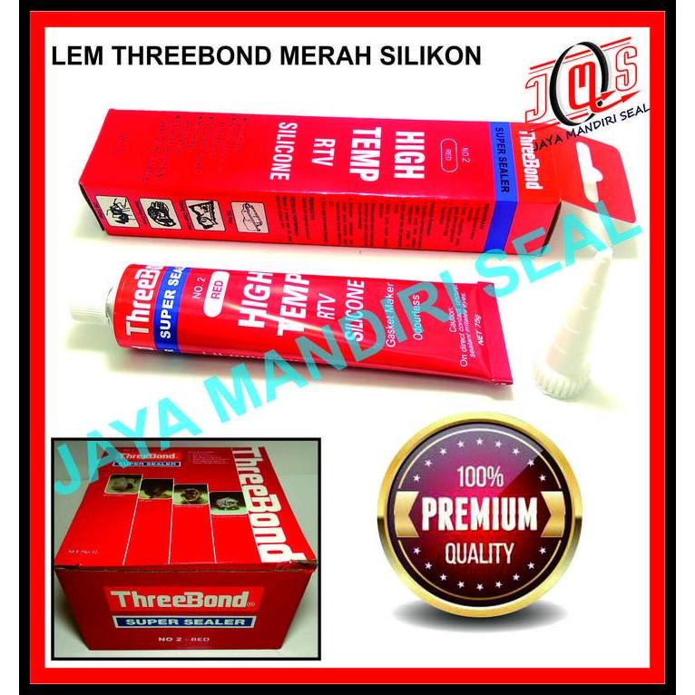 TERBARU LEM THREEBOND TRIBON TRIBONE SILICONE RED MERAH 75 GRAM 