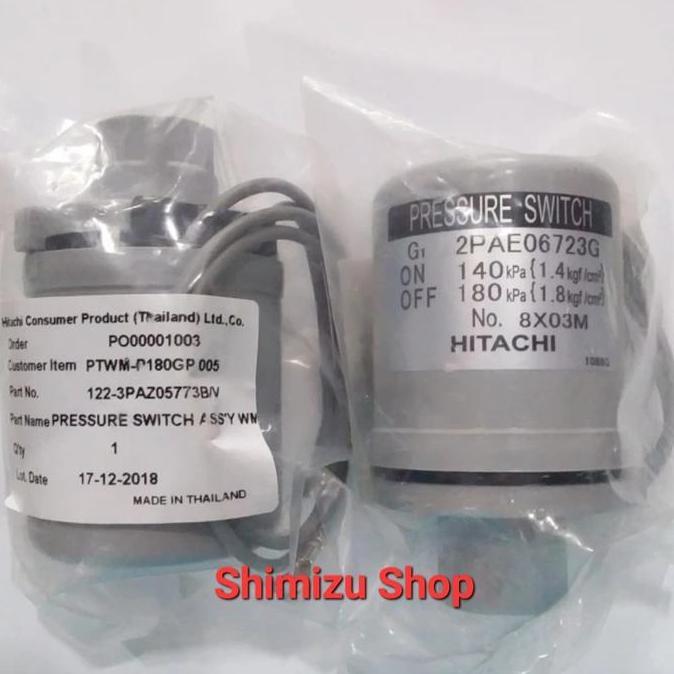 Ready PRESSURE SWITCH POMPA HITACHI DTP 300GX / HITACHI DTPS 300GX ORIGINAL