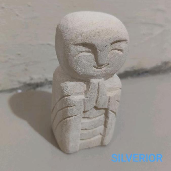 Patung Jepang Jizo Bosatsu Bodhisattva anak dan traveler