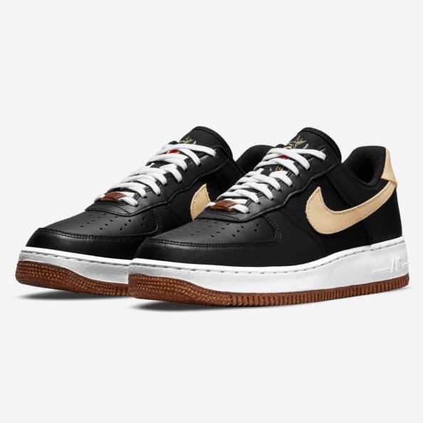 NIKE AIR FORCE 1 '07 LV8 POMEGRANATE BLACK SOLAR FLARE