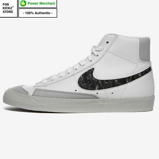 NIKE BLAZER '77 MID WHITE LHT SMOKE GREY BRHT CRIMSON