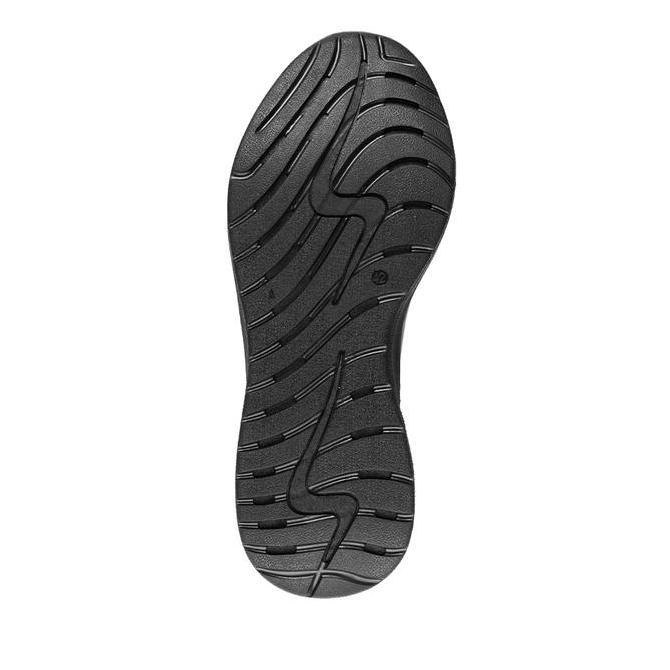 Prabu - Hamzah Black Sepatu Sneakers Kulit Pria-Hitam