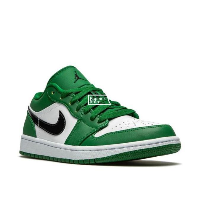 sepatu nike air jordan 1 low pine green orinal bnib / sneakers pria