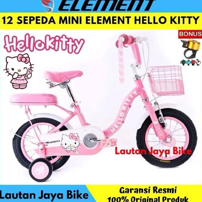 Sepeda Anak Perempuan 12 Element Hello Kitty