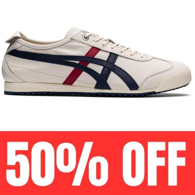 Sepatu Unisex Onit Mexico 66 SD Cream Blue Red