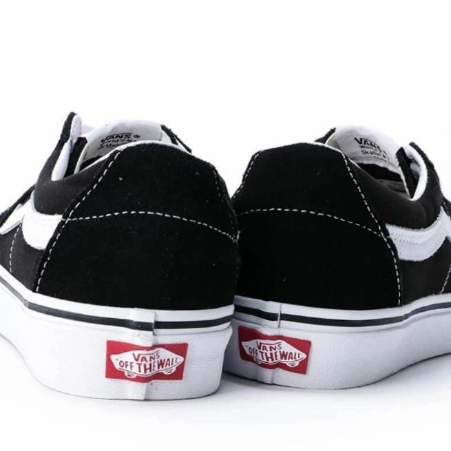 VANS SK8 LOW BLACK WHITE ORINAL RESMI