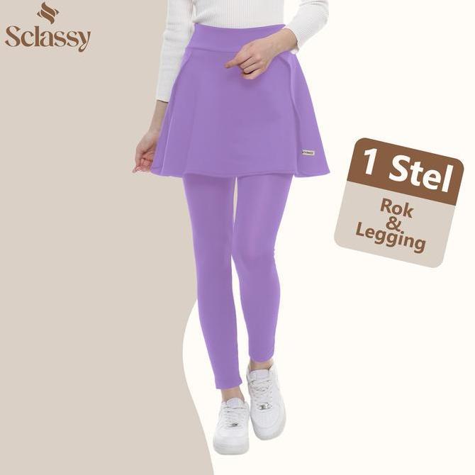SCLASSY - Skirt Rok Legging Sport Gym Yoga Senam Trampolin