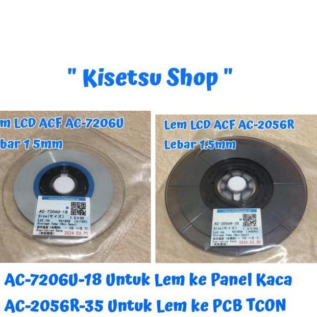 LEM ACF AC 2056R & AC 7206U LEM LCD COF FLEKSIBEL / FLEXIBLE KE LCD
