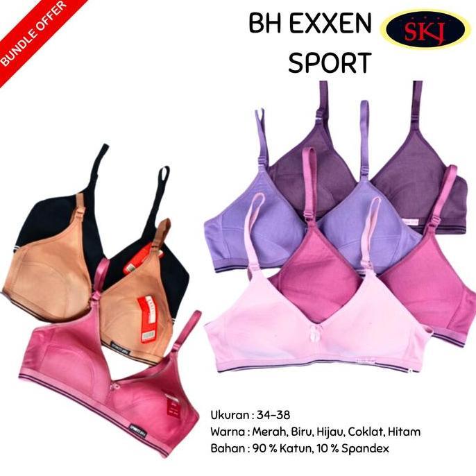 BH EXXEN SPORT Wanita ukuran 34-38 / Bra Wanita Sport / Pakaian Dalam Wanita