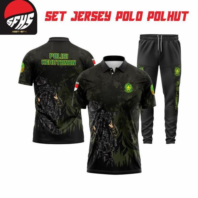 SFHS SETELAN JERSEY POLO POLHUT PENDEK / BAJU OLAHRAGA POLHUT