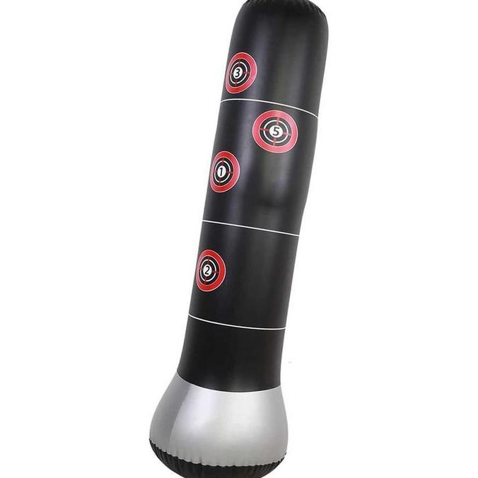 Samsak tinju vertikal inflatable 1.2 meter, Sansak Tiup Tinggi untuk Latihan Tinju Anak & Dewasa - P