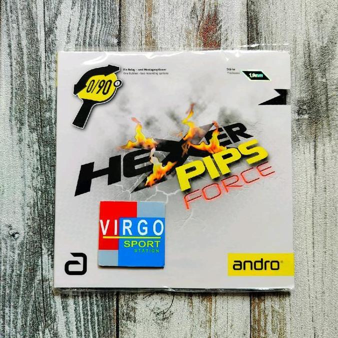 Andro Hexer Pips Force Karet bintik serang bat bet pingpong 100%