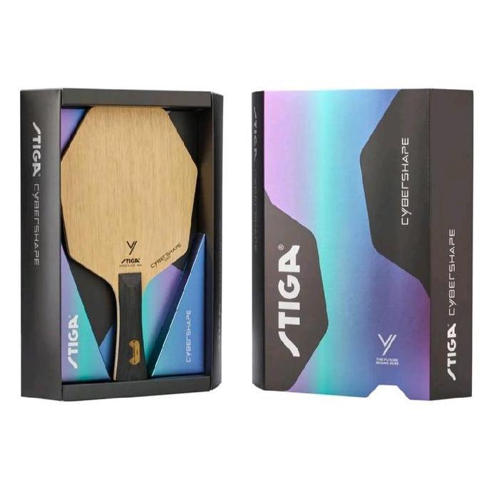 KAYU BAT BLADE PINGPONG TENIS MEJA STIGA CYBERSHAPE WOOD ITTF JTTAA
