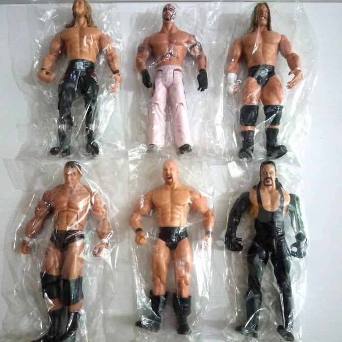 WRESTLING WWE ACTION FIGURE SET