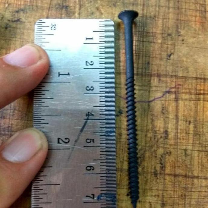 BAUT / MUR / BOLT / SKRUP / SEKRUP ULIR GIPSUM KAKI SOFA KAYU (7.5 CM)