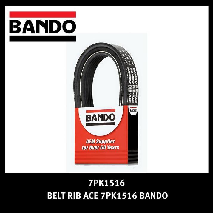 DISKON VANBELT 7PK1516 BANDO BELT RIB ACE 7PK 1516 FANBELT VBELT TALI KIPAS VAN BELT