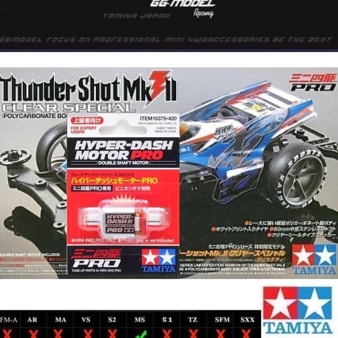 TAMIYA 95463 THUNDER SHOT MK.II CLEAR SPECIAL - HYPER DASH MOTOR PRO