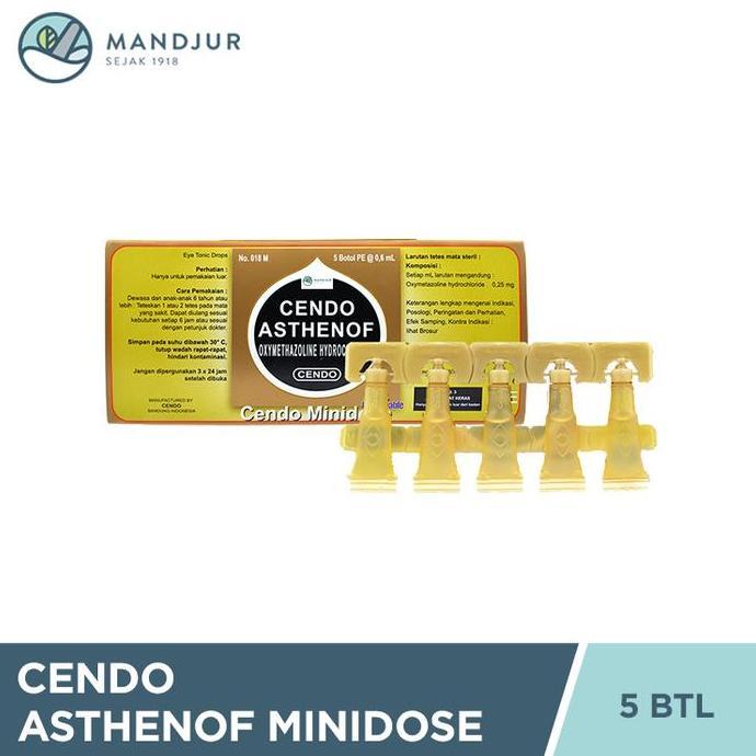 Cendo Asthenof Minidose 0.6 ml - Obat Tetes Mata untuk Iritasi Ringan