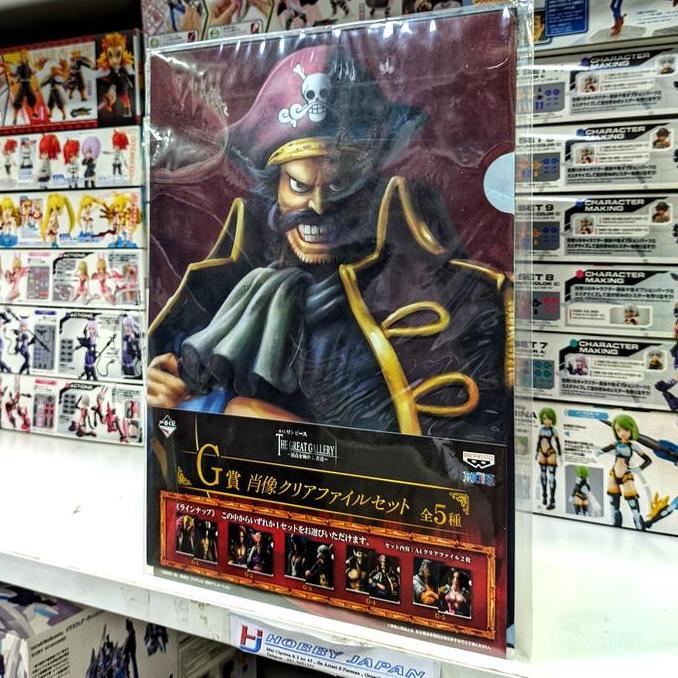 Ichiban Kuji One Piece A4 Clear File - Shirohige & Gol D Roger Set