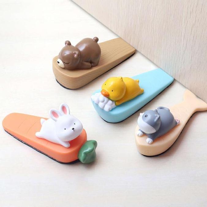 Homefix- Kokomi Door Stopper Yuma Bentuk Lucu Ganjalan Pintu Penahan Karet Pengganjal Ganjal Pintu D