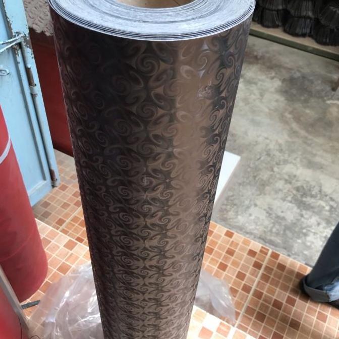 Homefix- Plat Fiber Hitam Garis/ Plat Fiber Pagar/ Penutup Pagar/ Plat Fiber