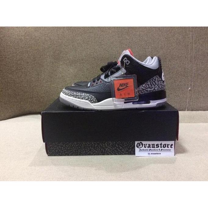 AIR JORDAN 3 BLACK CEMENT