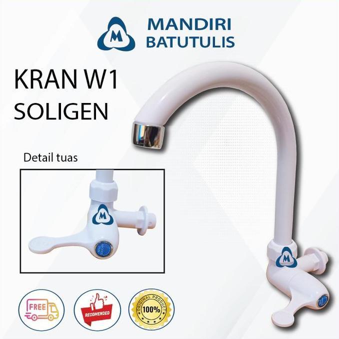 Ledeng- Kran Angsa Soligen Cuci Piring / Kran Air Soang / Kran Plastik Engkol