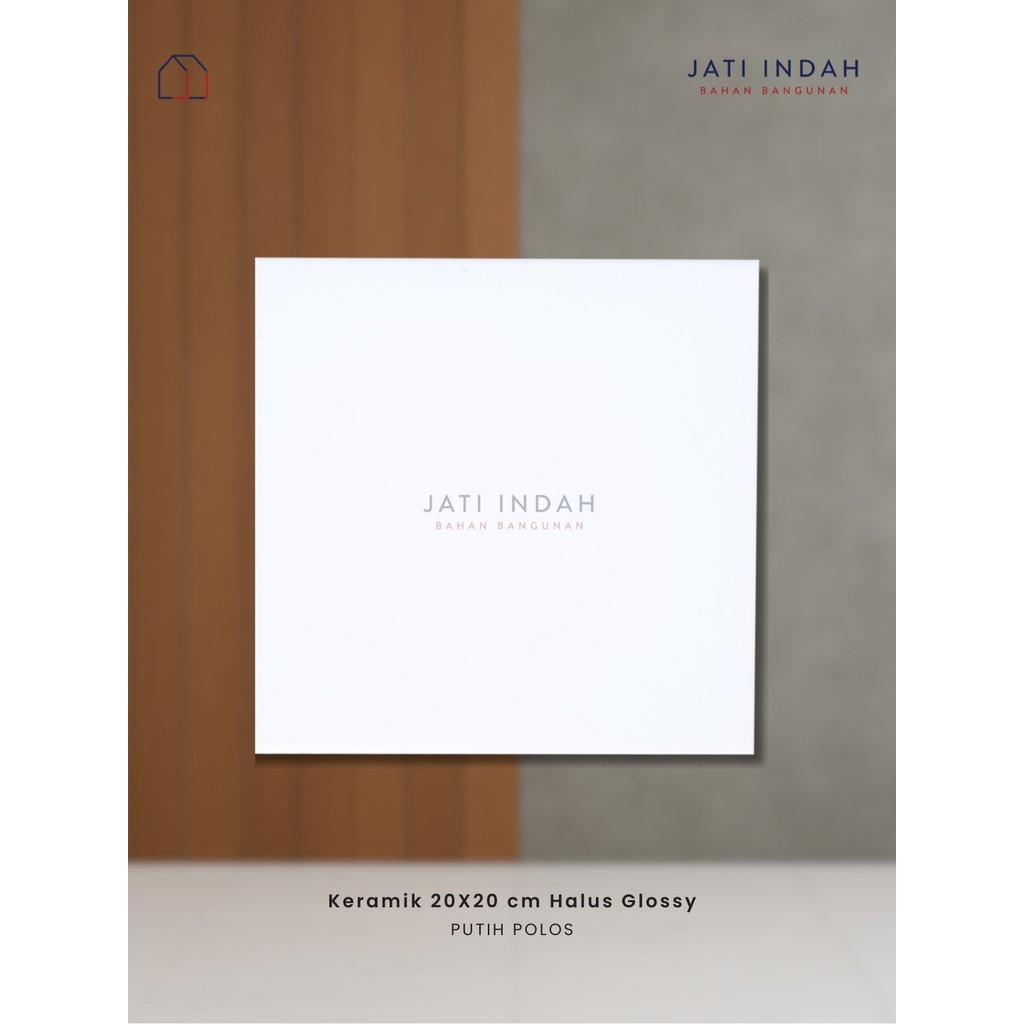 PROMO CUCI GUDANG Keramik 20x20 cm Putih Polos Glossy utk Lantai & Dinding