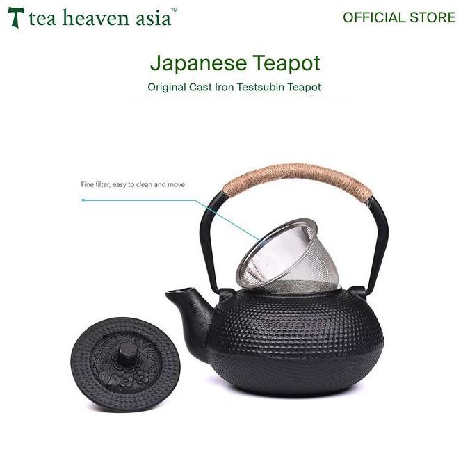 Terpopuler- Tea Heaven Teko Teh Jepang Japanese Tetsubin Teapot Cast Iron