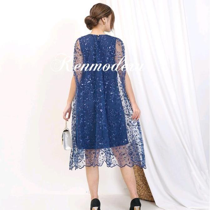 Xyxy- K122 Dress Wanita Pesta Korean Style / Dress Kondangan Elegan Simple / Baju Pendek Wanita Keki