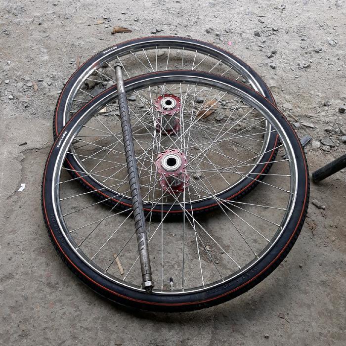 Roda Becak 28 Inch Roda Gerobak Becak Roda Gerobak Dorong Original Dan Terpercaya