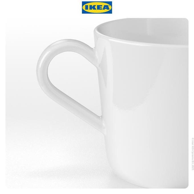 Terpopuler- Ikea 365+ Gelas Mug Putih 24Cl Kitchenware