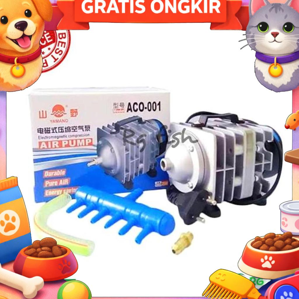 Pompa Udara Blower Aquarium Kolam Yamano Aco 001